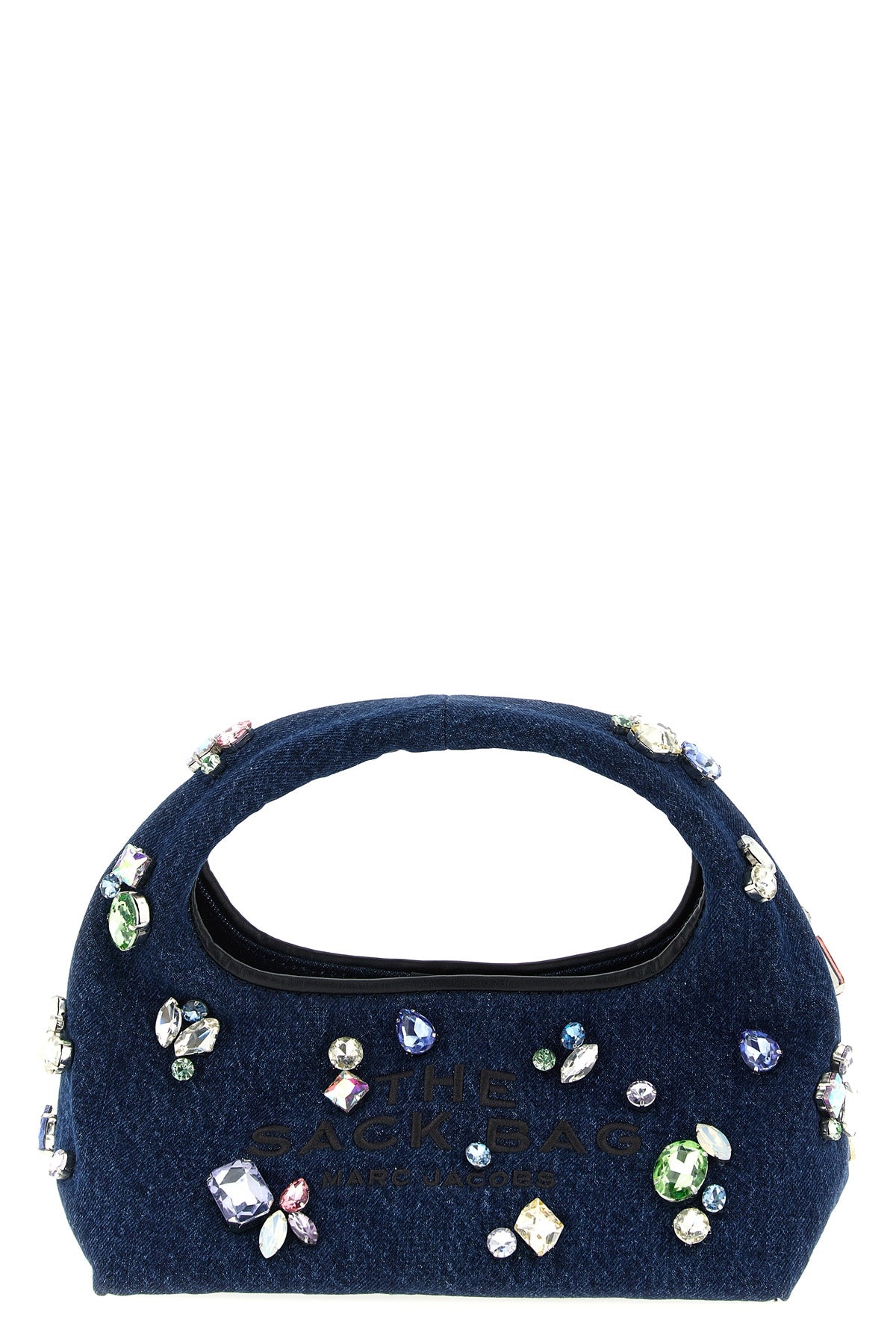 the gem denim mini sack cotton denim handbag