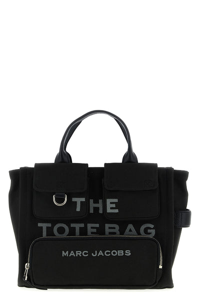 the cargo canvas medium tote textured cotton canvas handbag