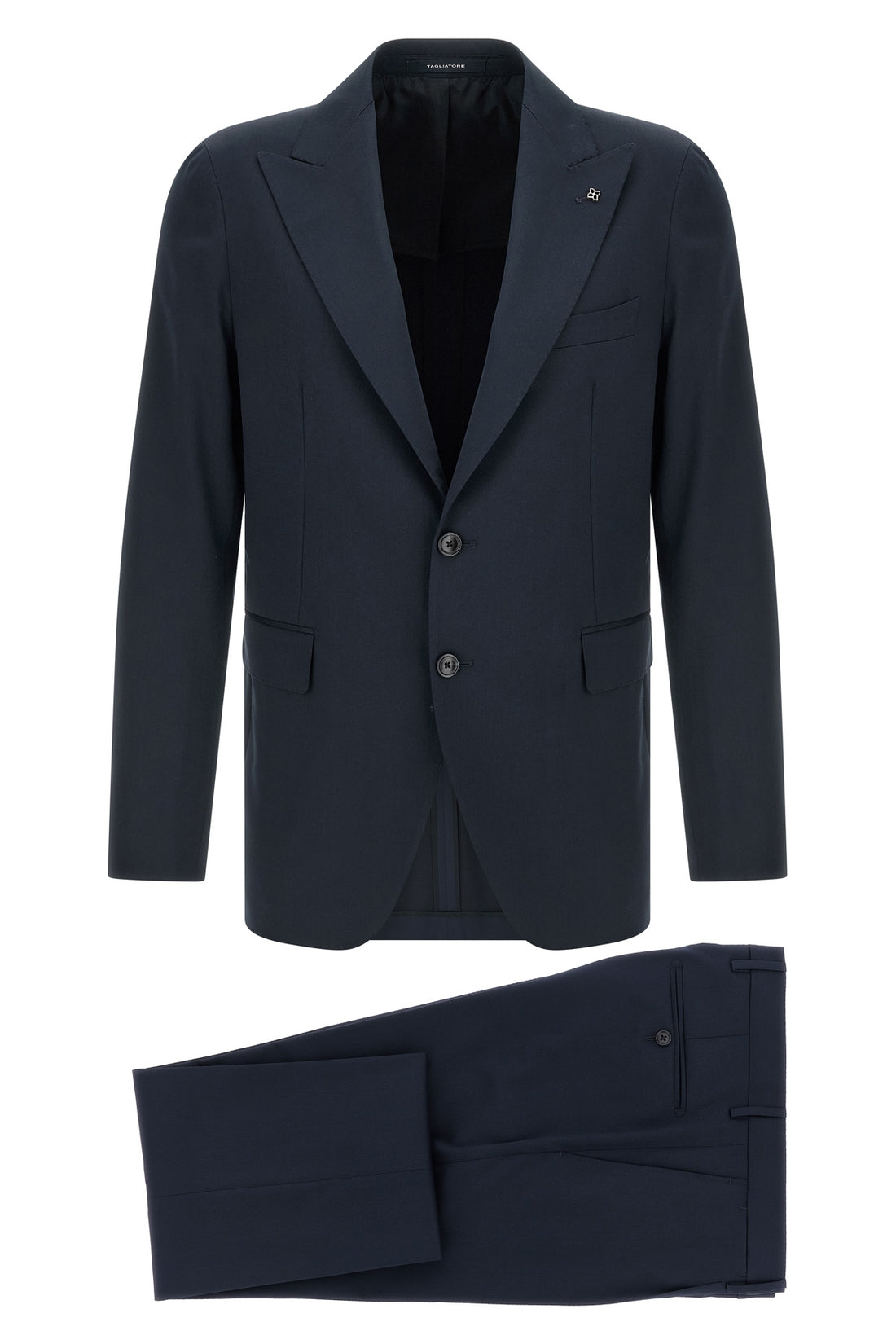 TAGLIATORE 54 vesuvio virgin wool and cotton blend suit