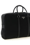 re-nylon and saffiano travel bag