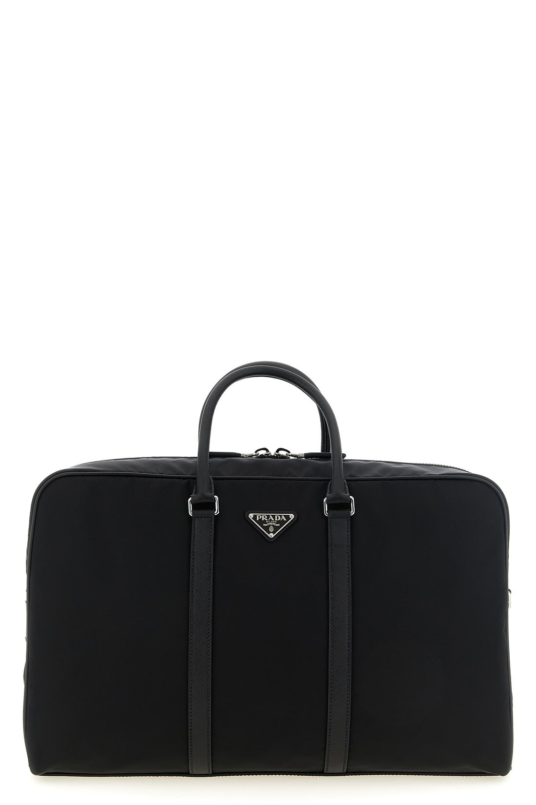 PRADA OS re-nylon and saffiano travel bag