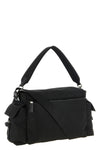 the prada explore shoulder bag in iconic black re-nylon