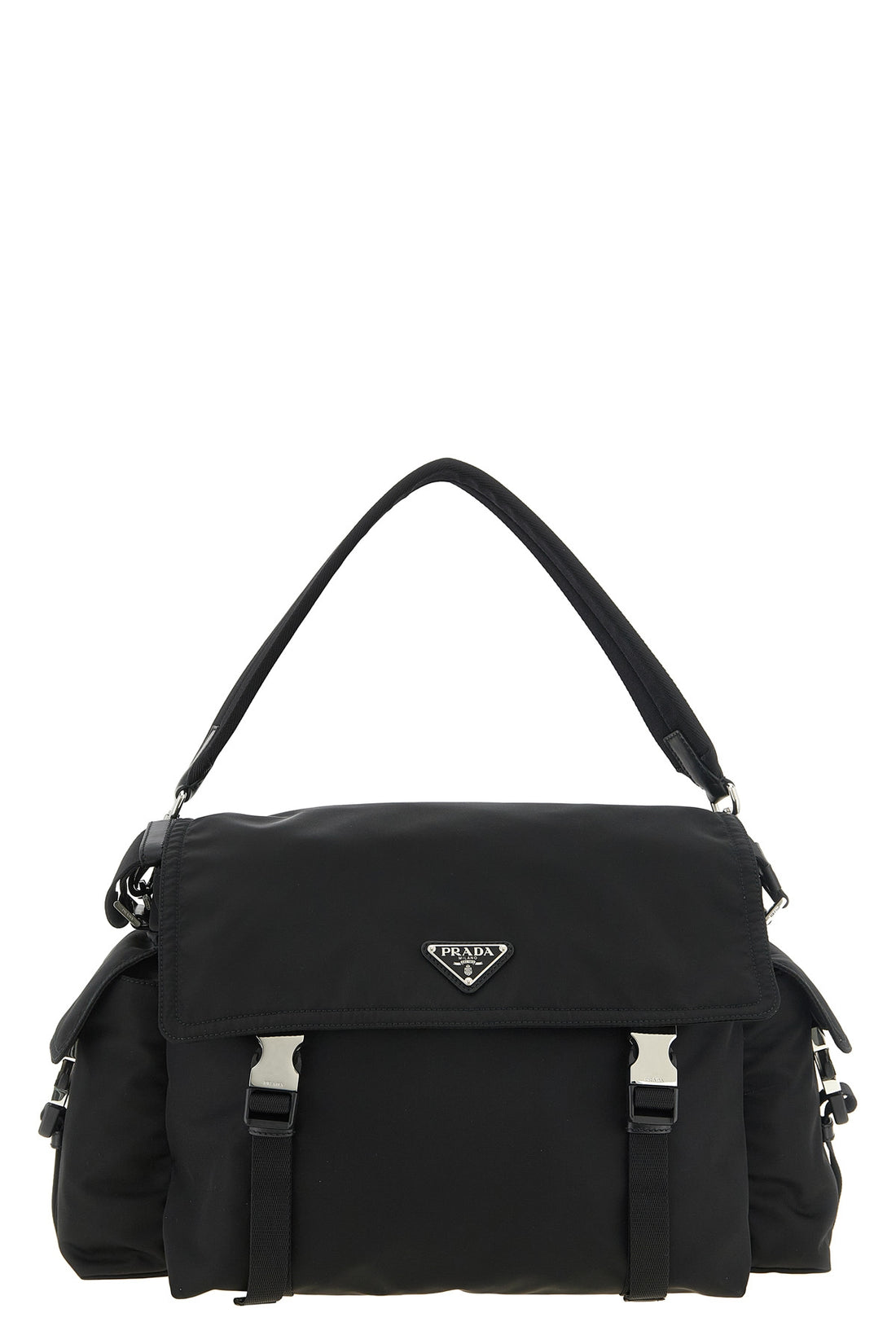 PRADA OS the prada explore shoulder bag in iconic black re-nylon