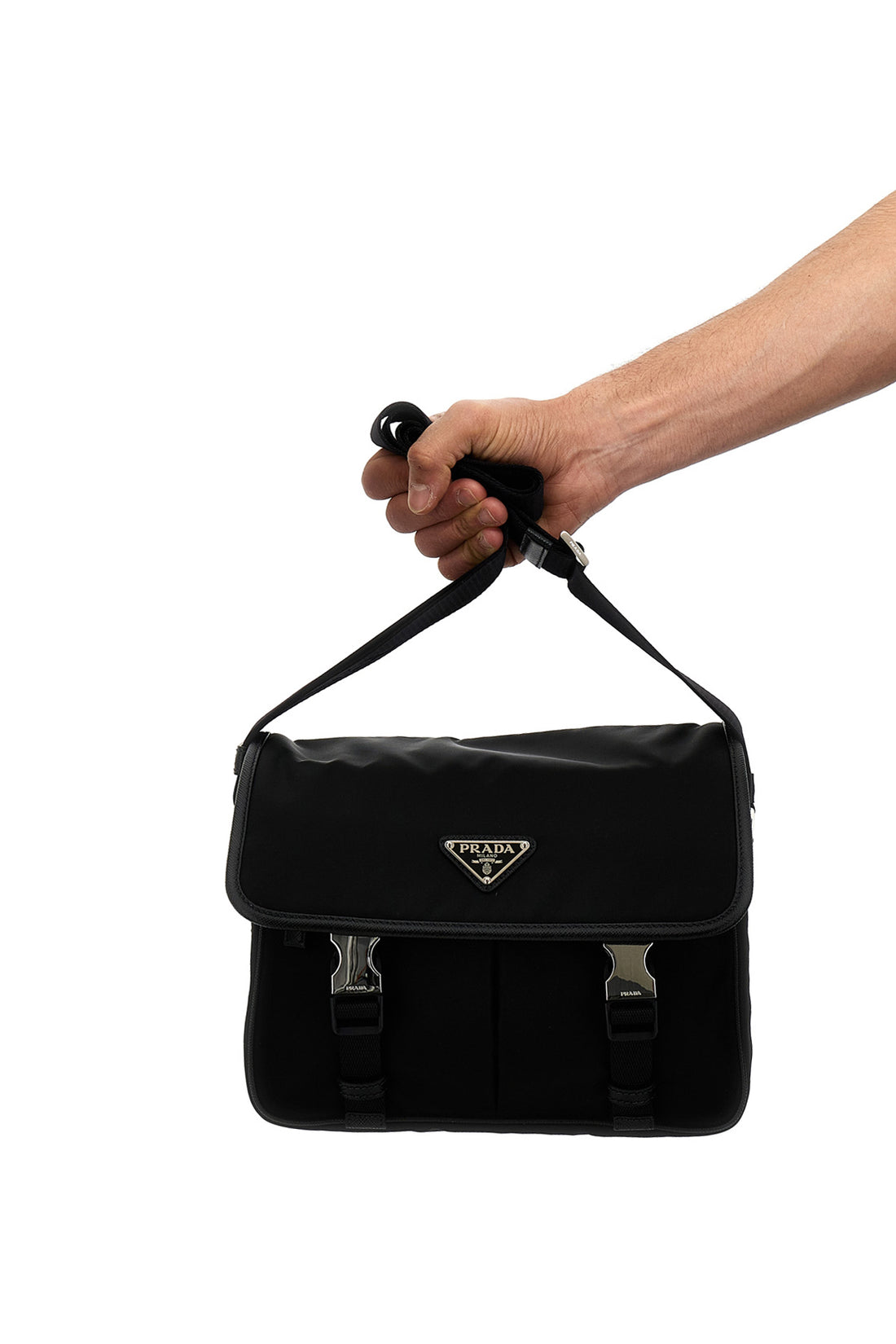 PRADA OS nylon crossbody bag