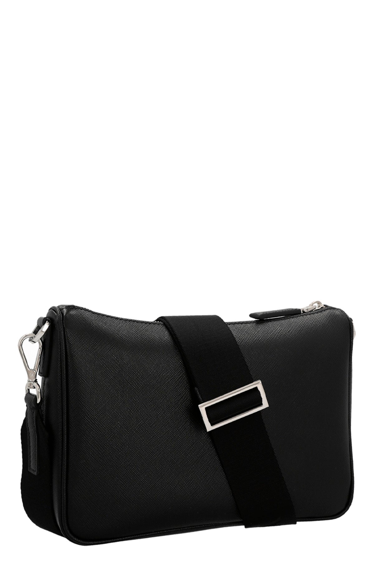 re-nylon & saffiano crossbody bag
