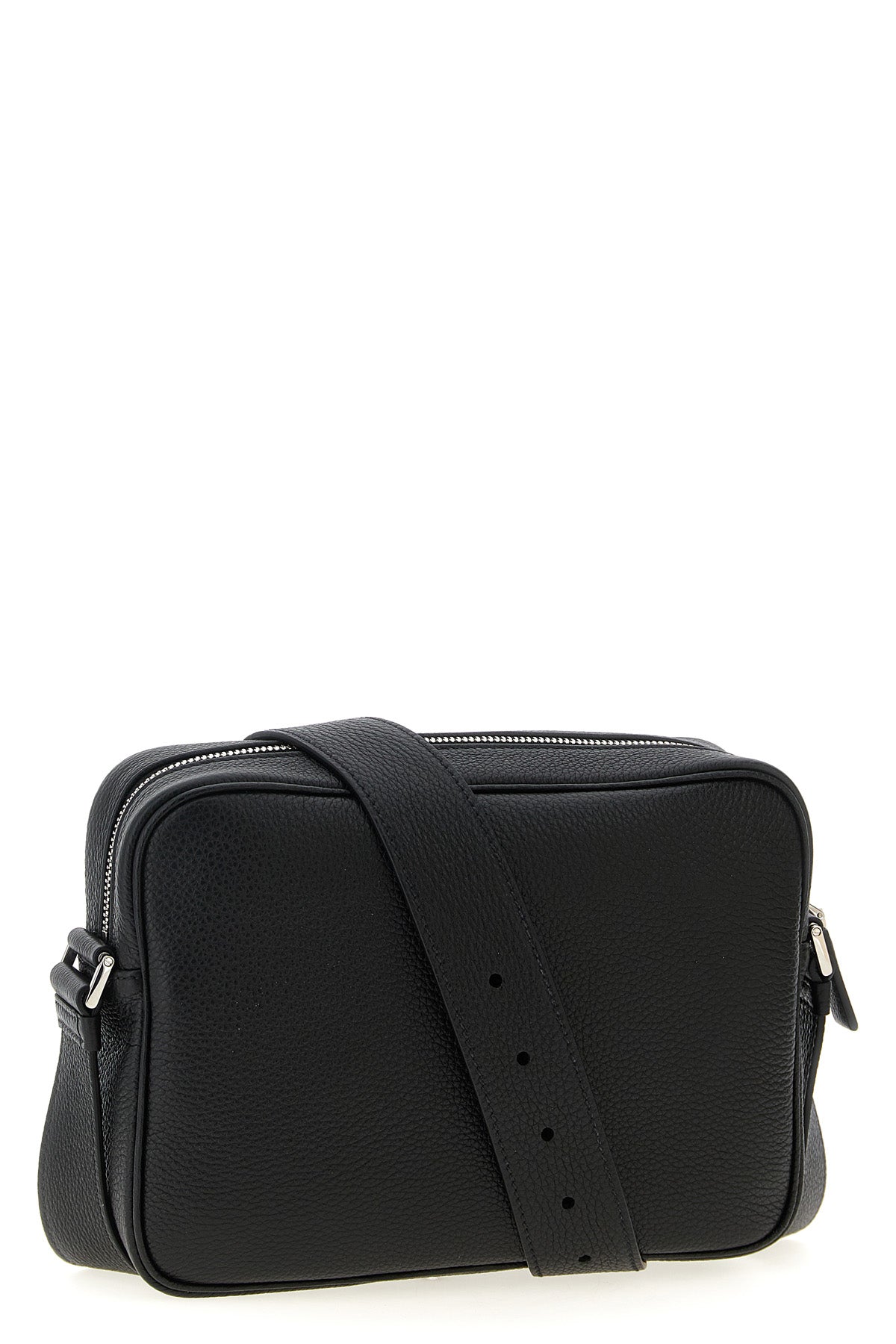 garnet leather shoulder strap