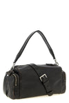 multipocket crossbody bag in aged-effect nappa leather