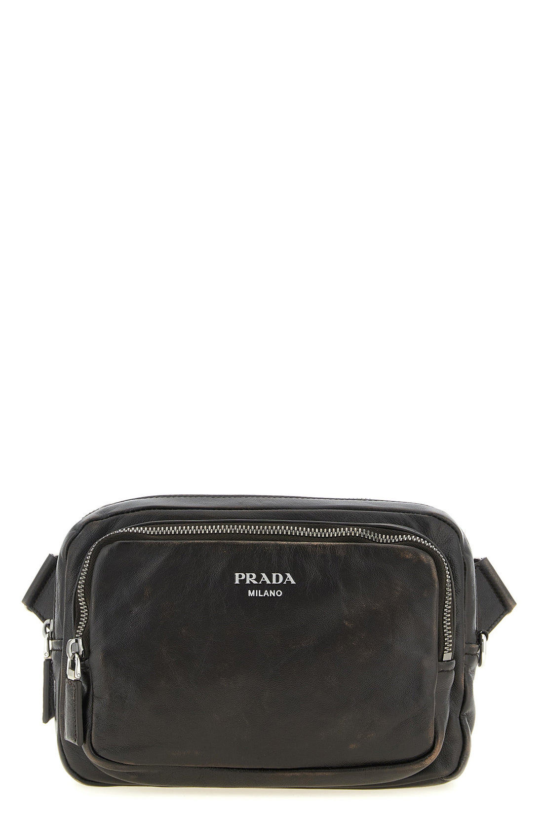 PRADA OS aged effect nappa leather shoulder strap