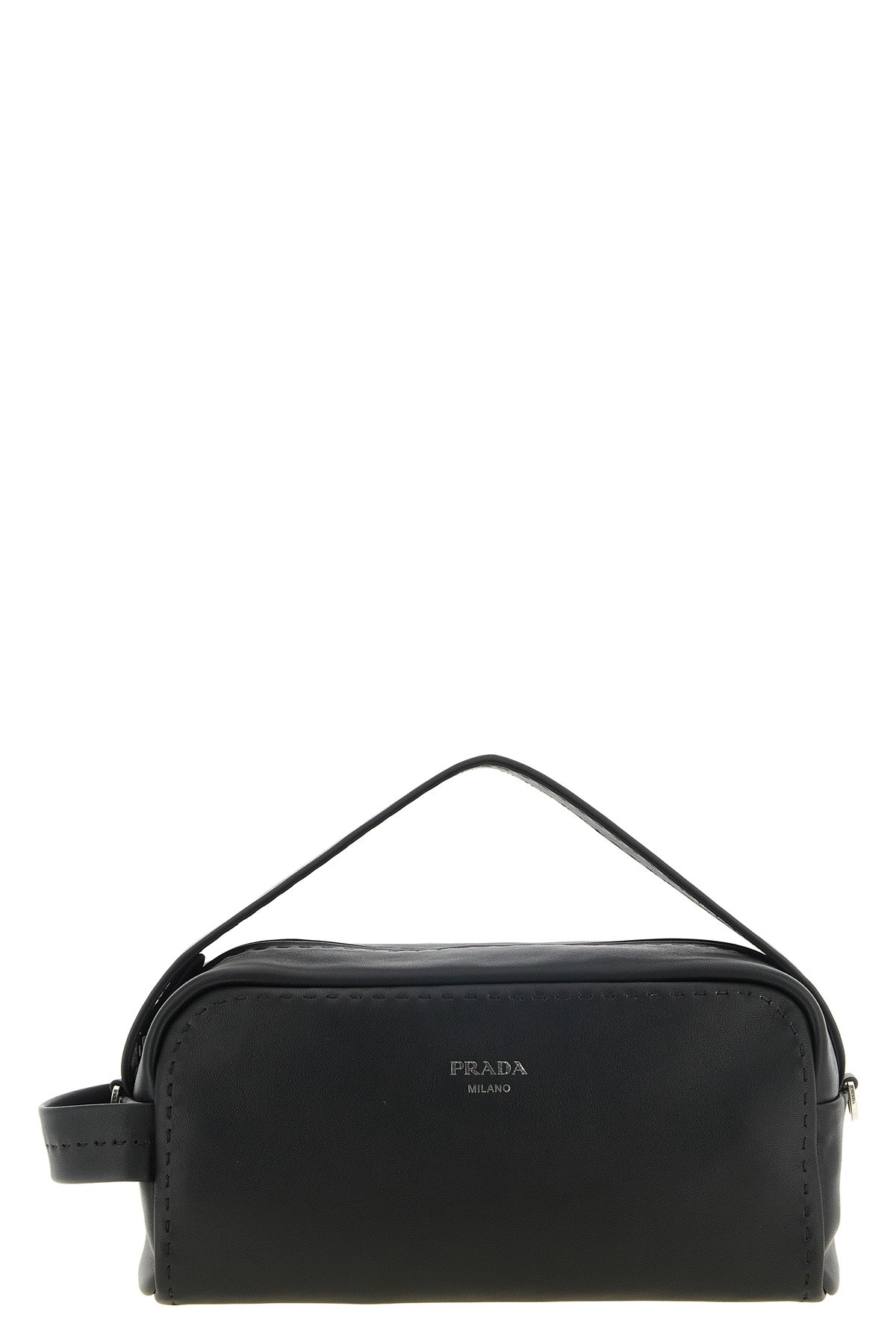 the prada bandoliera in pelle shoulder bag in soft lambskin