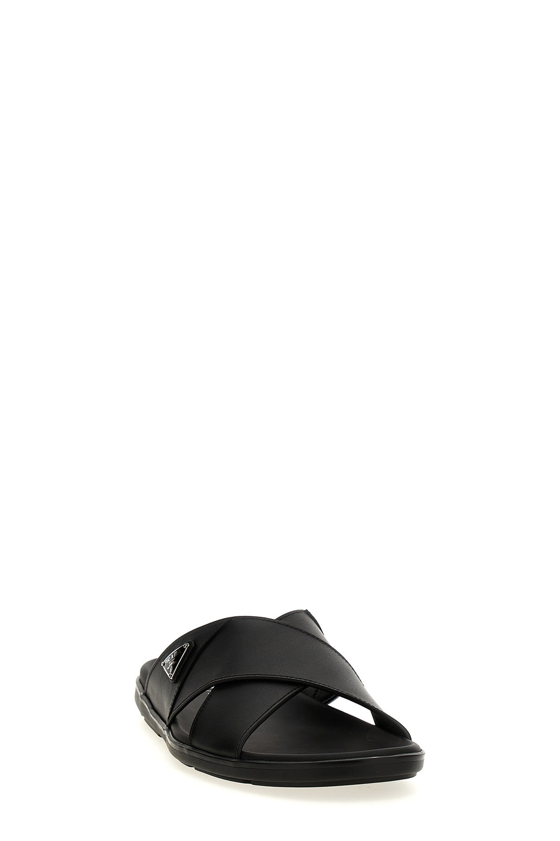 PRADA 6 leather sandal