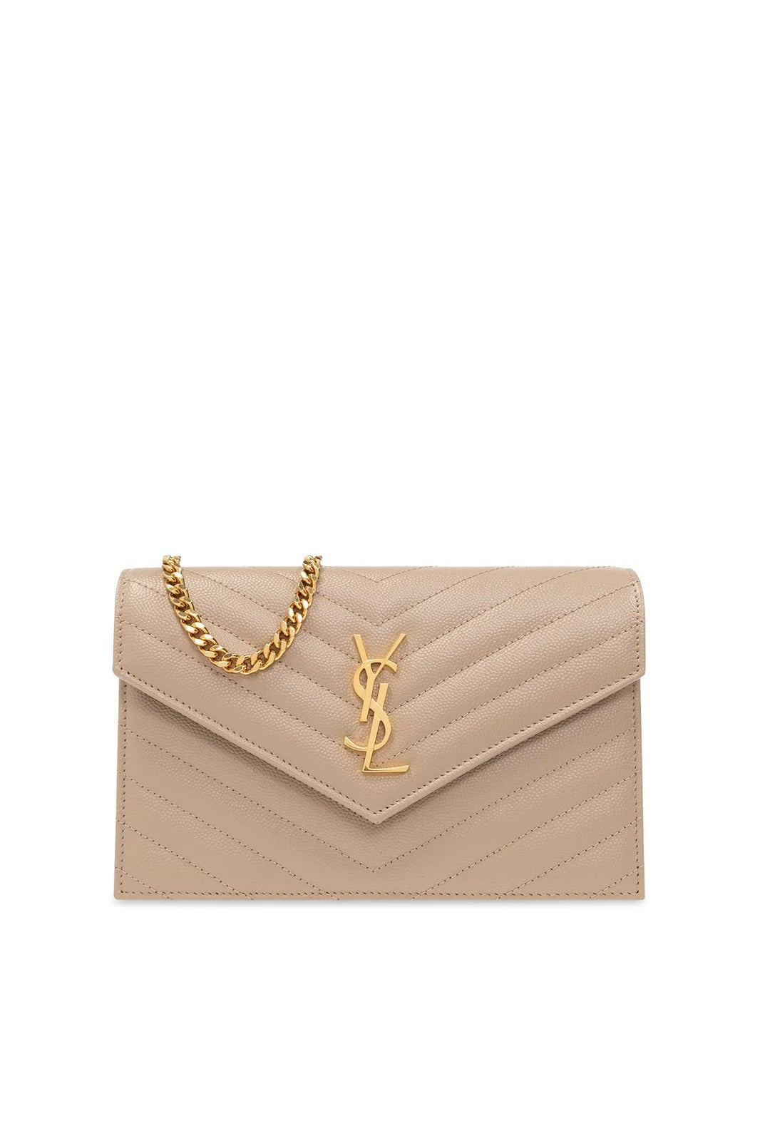 SAINT LAURENT Cassandre Matelasse Chain Wallet