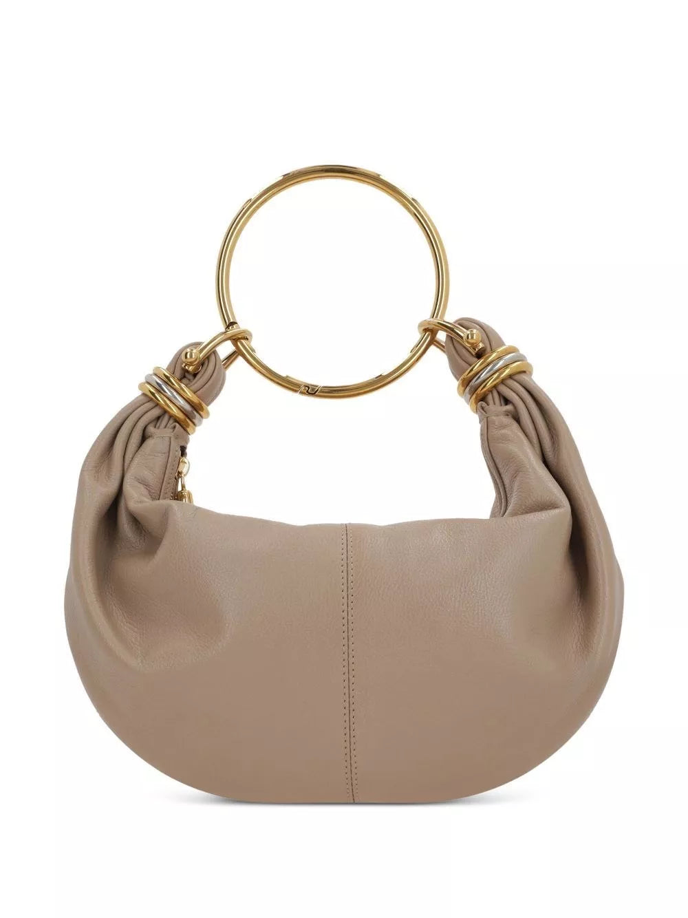 Chloé Small Bracelet Hobo Bag In Grained Leather