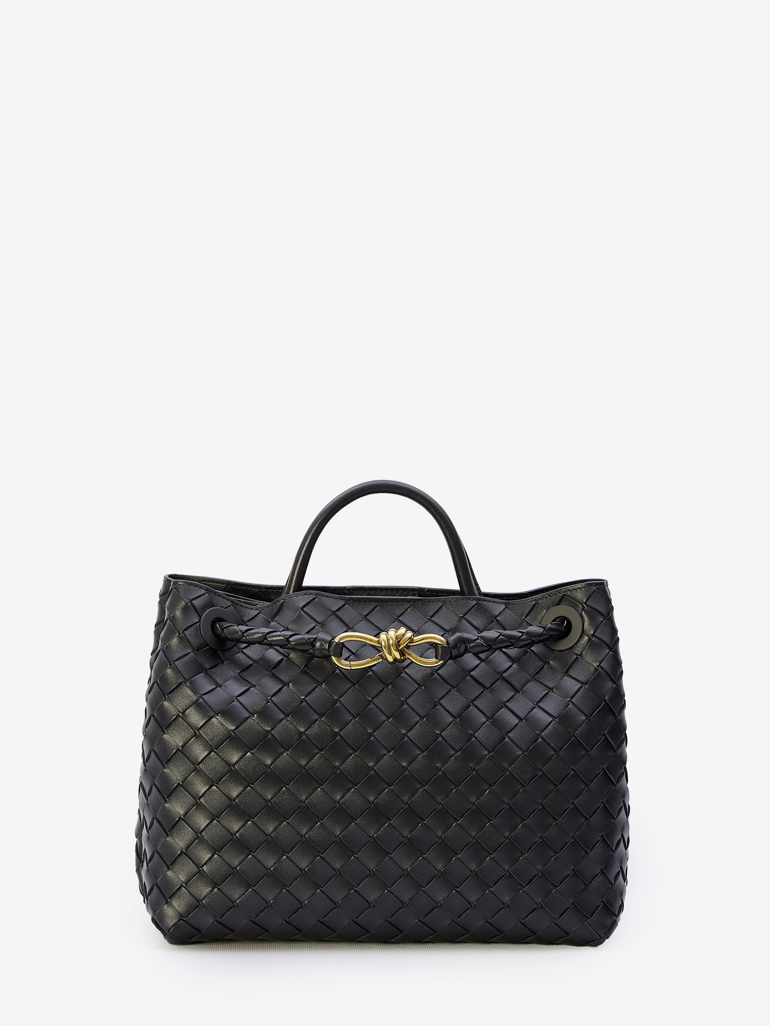 BOTTEGA VENETA OS black andiamo medium bag