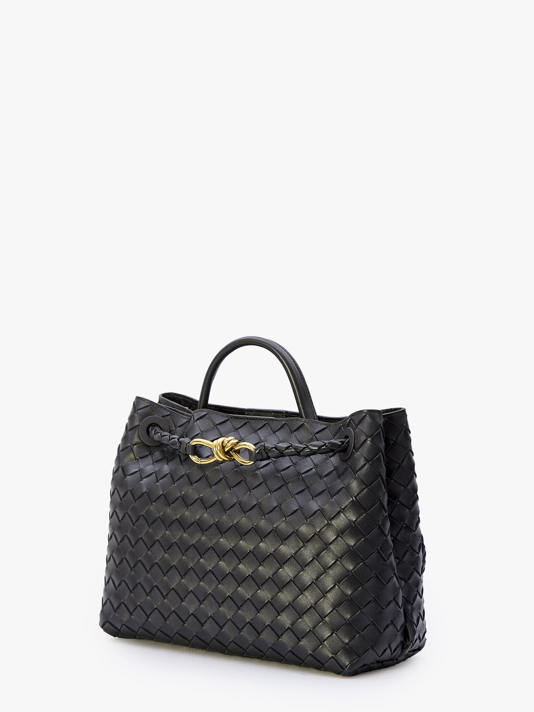 BOTTEGA VENETA OS black andiamo medium bag