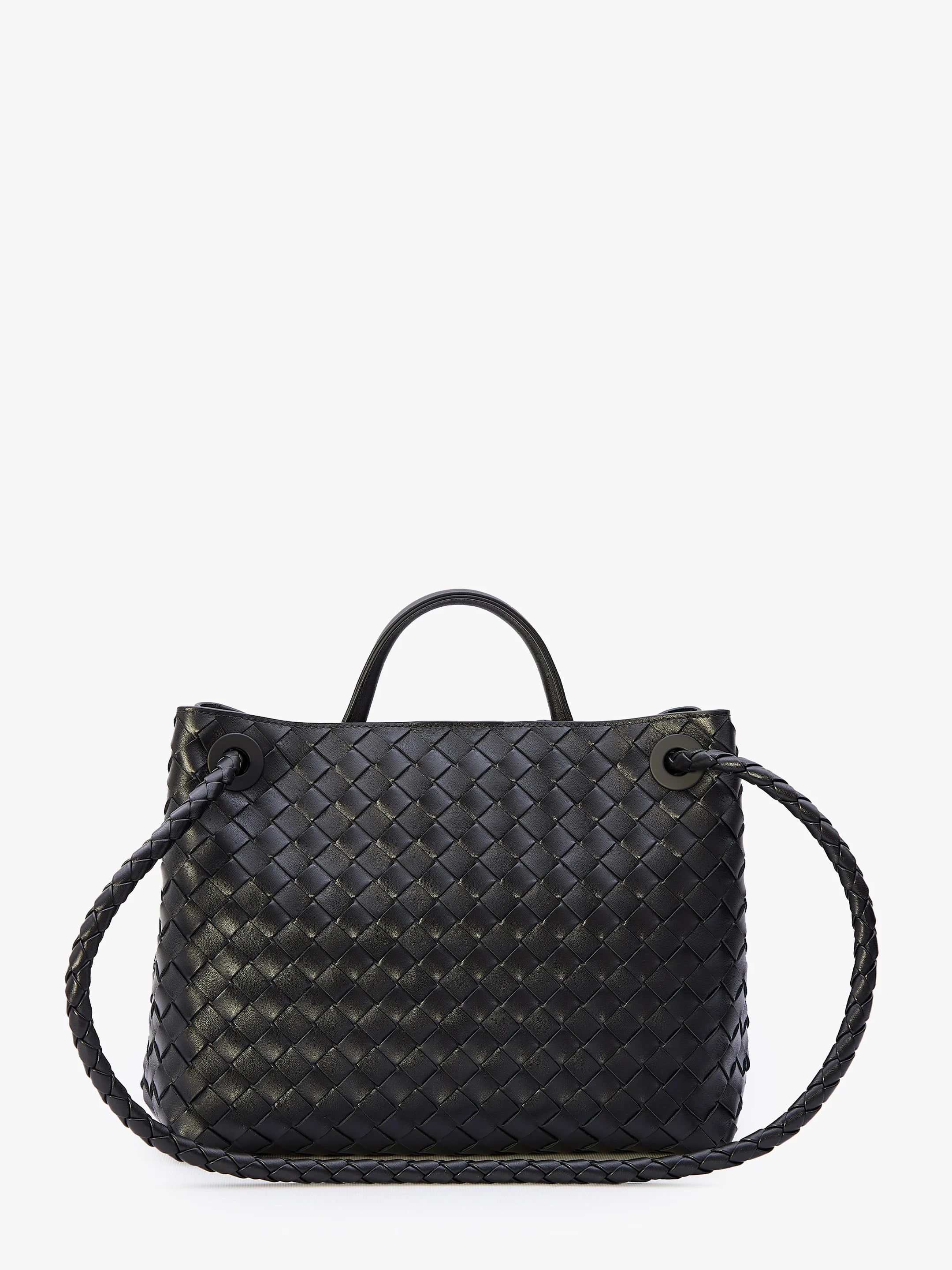 BOTTEGA VENETA OS black andiamo medium bag