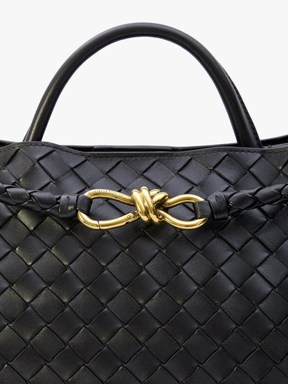 BOTTEGA VENETA OS black andiamo medium bag