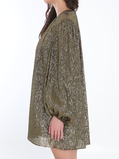 CHLOE 38 ruched mini dress