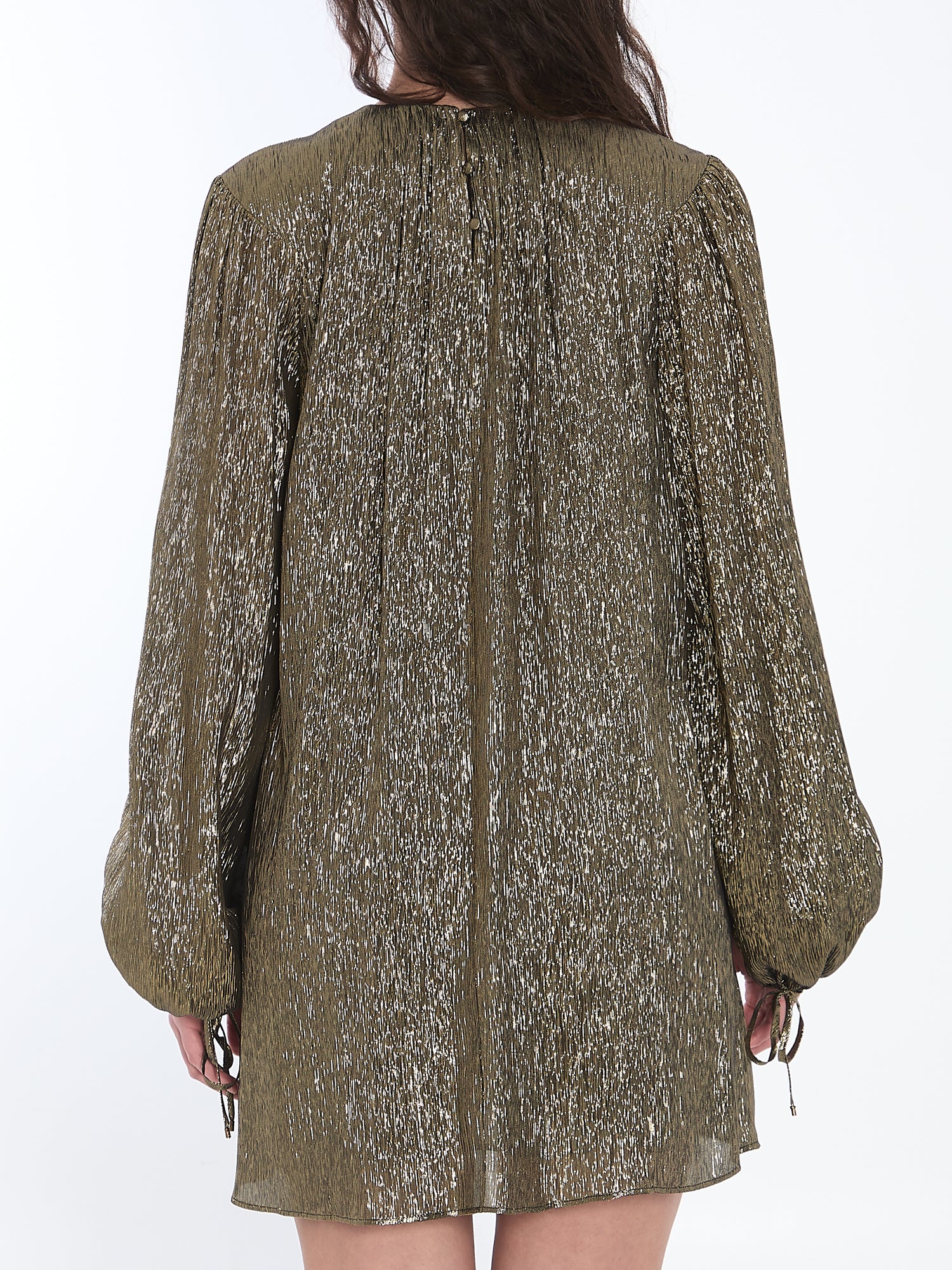 CHLOE 38 ruched mini dress