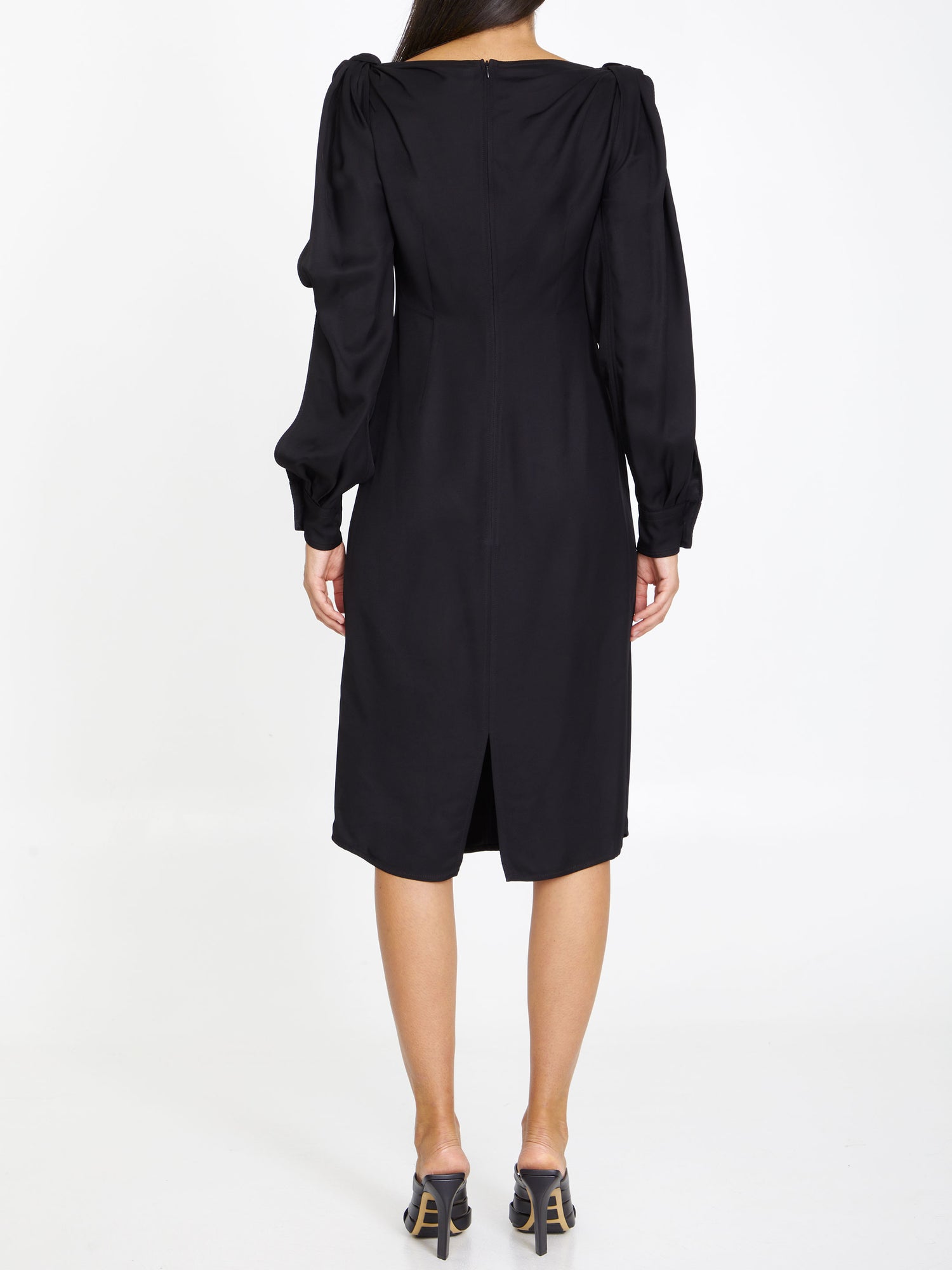 BOTTEGA VENETA 40 viscose midi dress