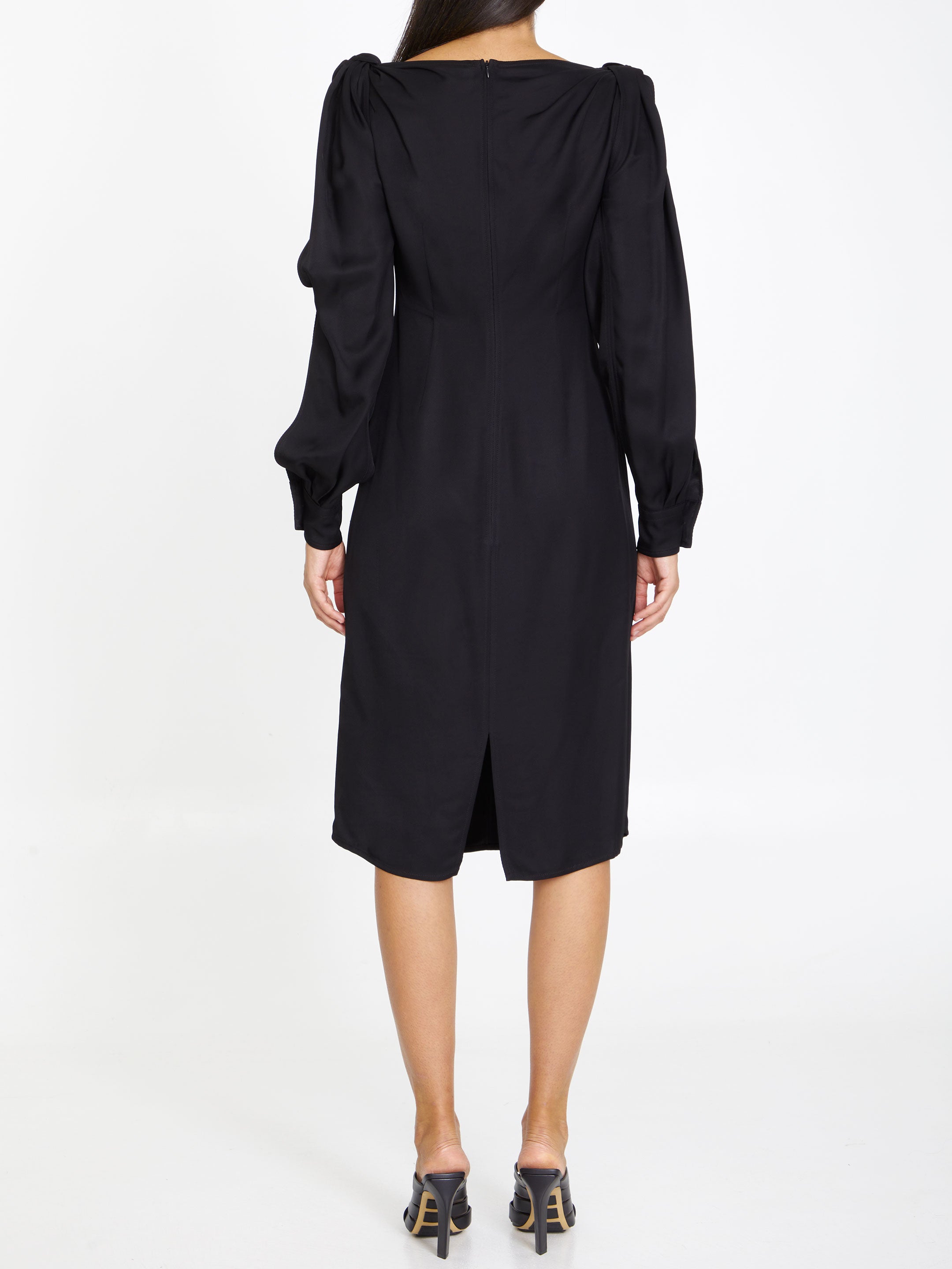 BOTTEGA VENETA 40 viscose midi dress