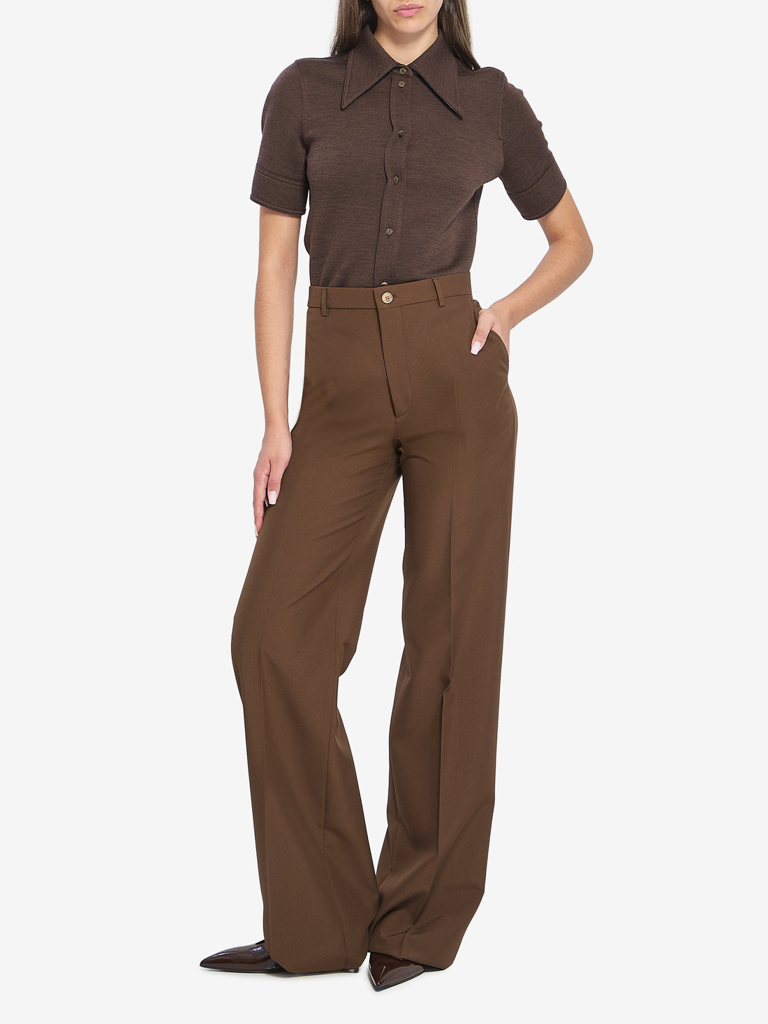 GUCCI 42 technical panama trousers