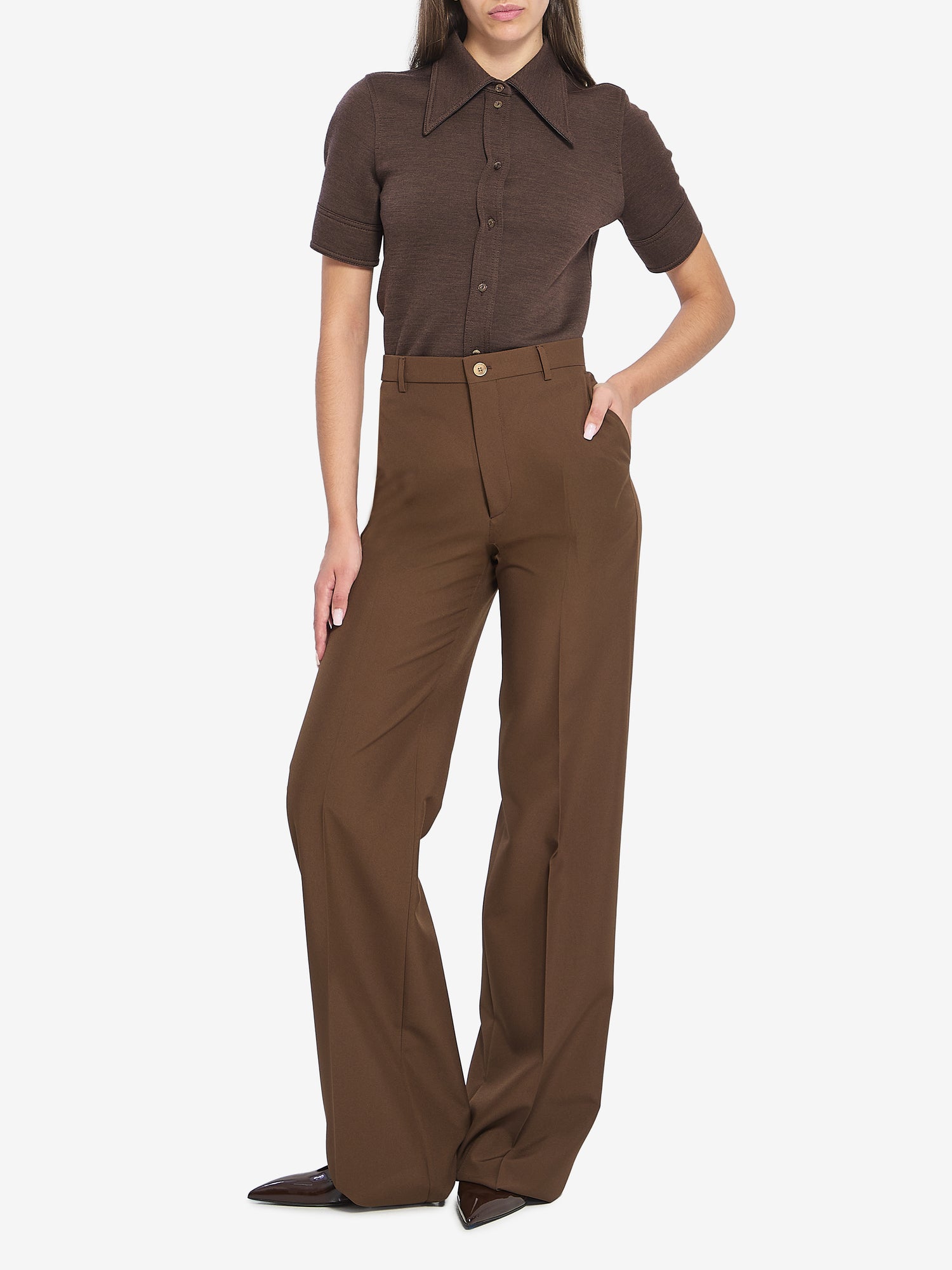 GUCCI 42 technical panama trousers