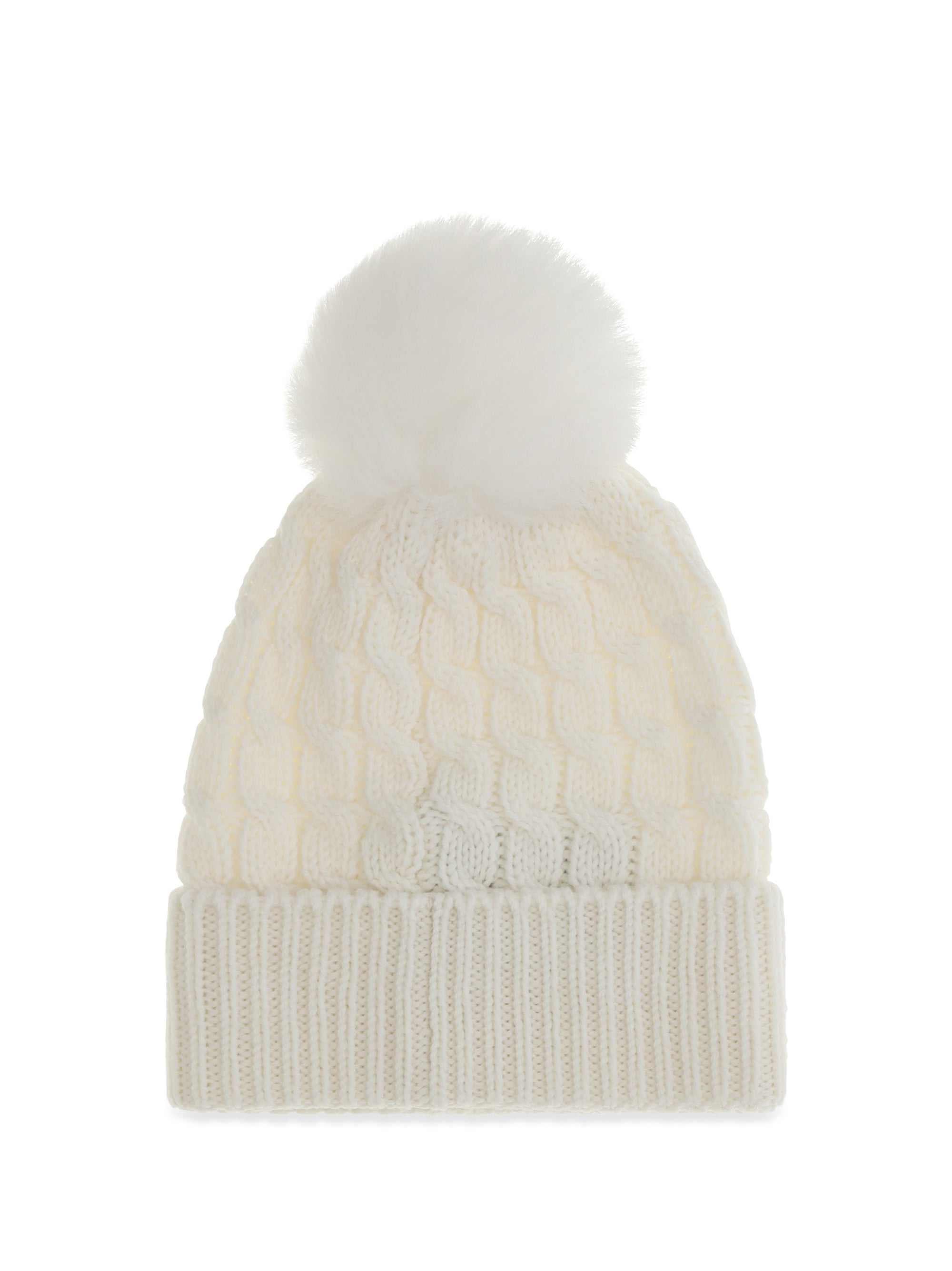 virgin wool pom-pom beanie