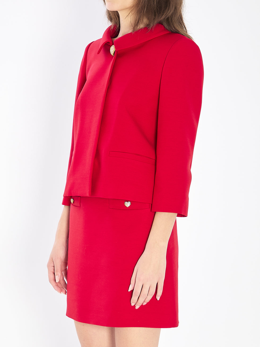 VALENTINO GARAVANI 40 jacket in crepe couture