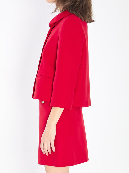 VALENTINO GARAVANI 40 jacket in crepe couture 