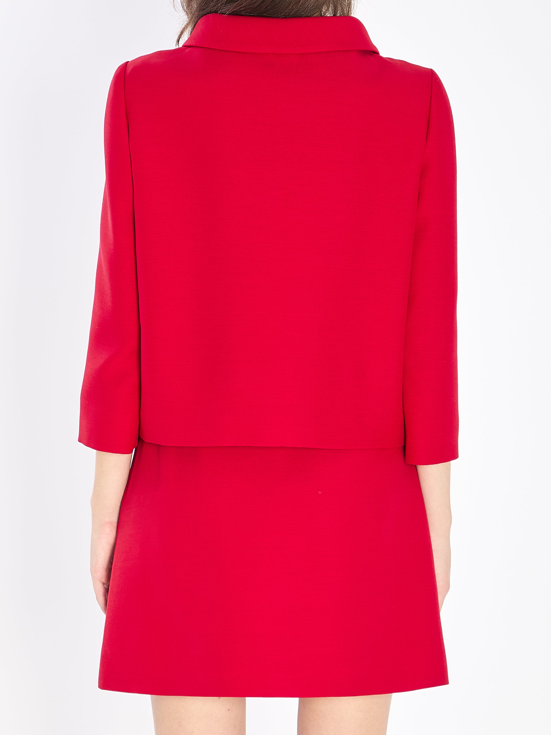 VALENTINO GARAVANI 40 jacket in crepe couture 