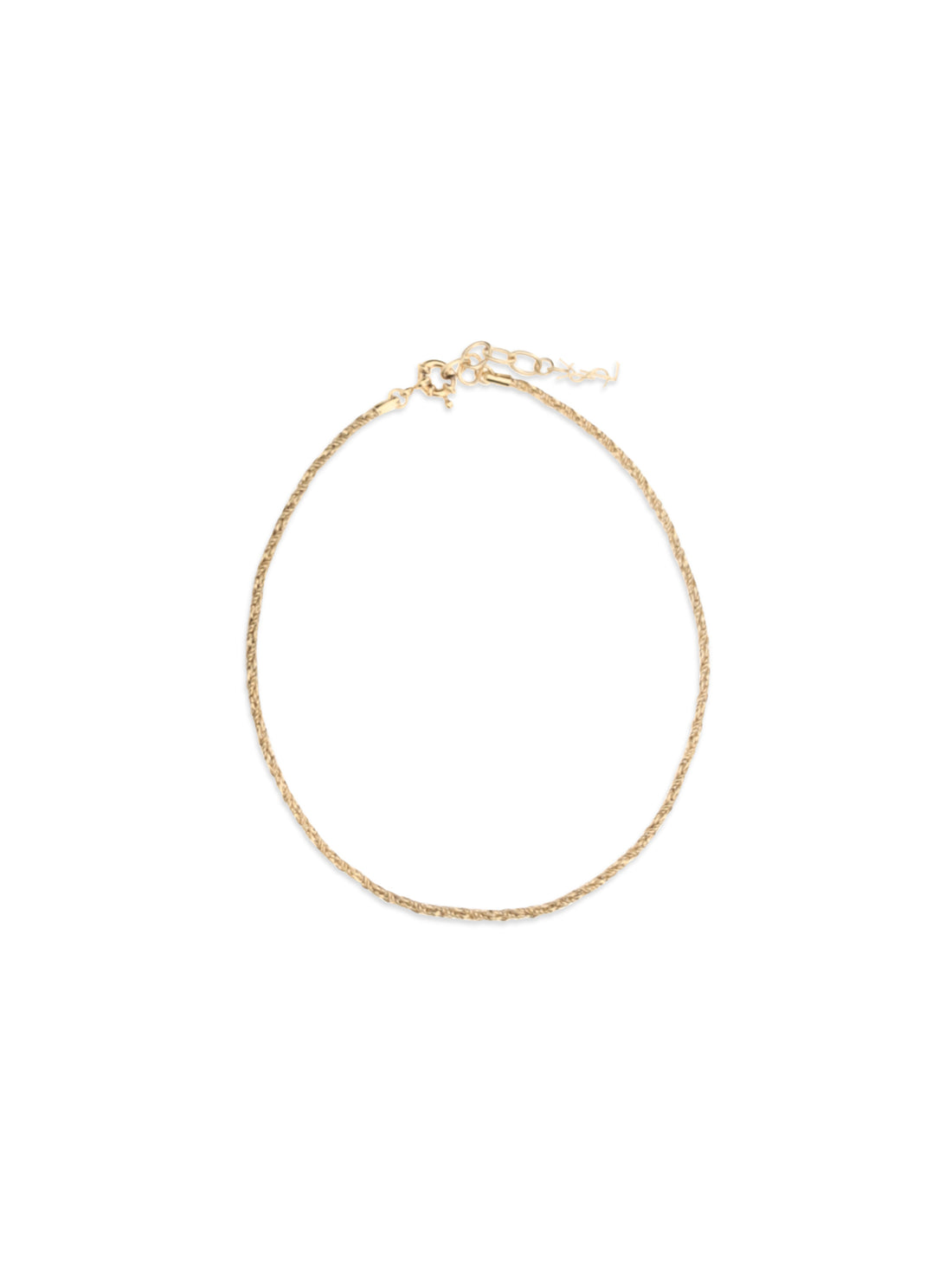 SAINT LAURENT OS metal chain necklace