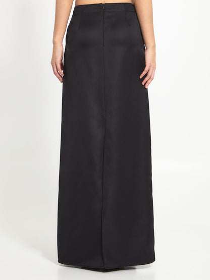 BOTTEGA VENETA 42 silk twill skirt