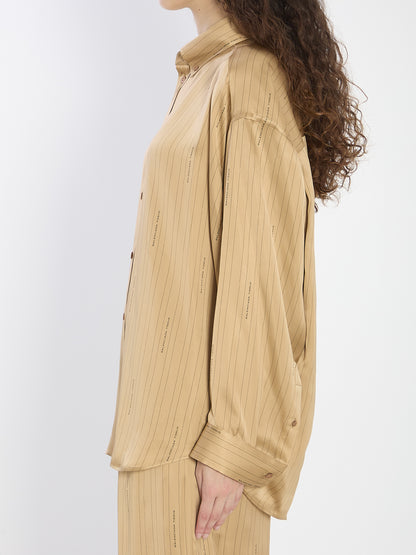 BALENCIAGA XS satin shirt