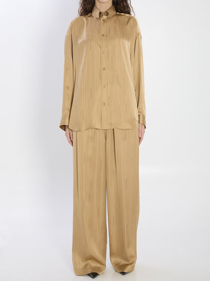 BALENCIAGA XS satin shirt