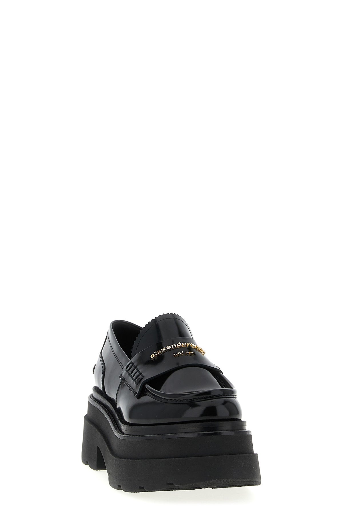 carter platform leather loafers