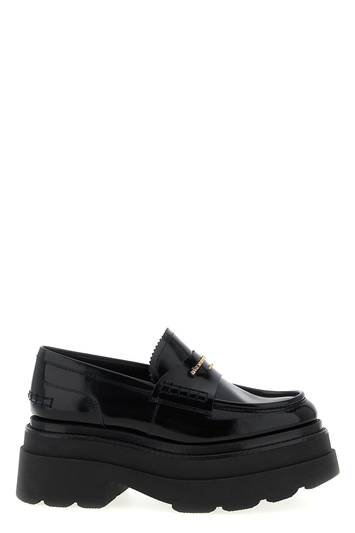 carter platform leather loafers