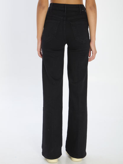 MOTHER 24 the hustler roller sneak denim jeans 