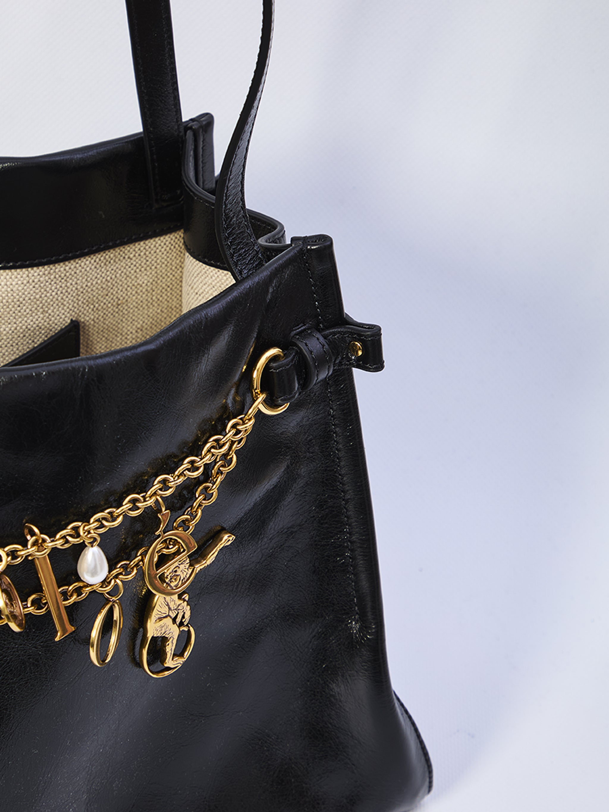 bag with charms
