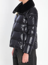 HERNO 40 light puffer with collar fur 