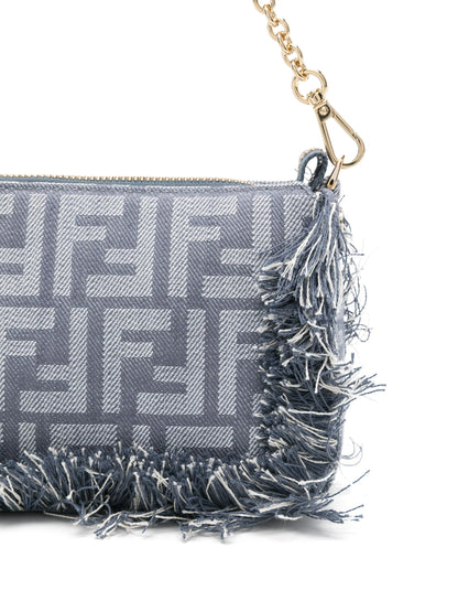 FF Baguette Denim Chain Bag