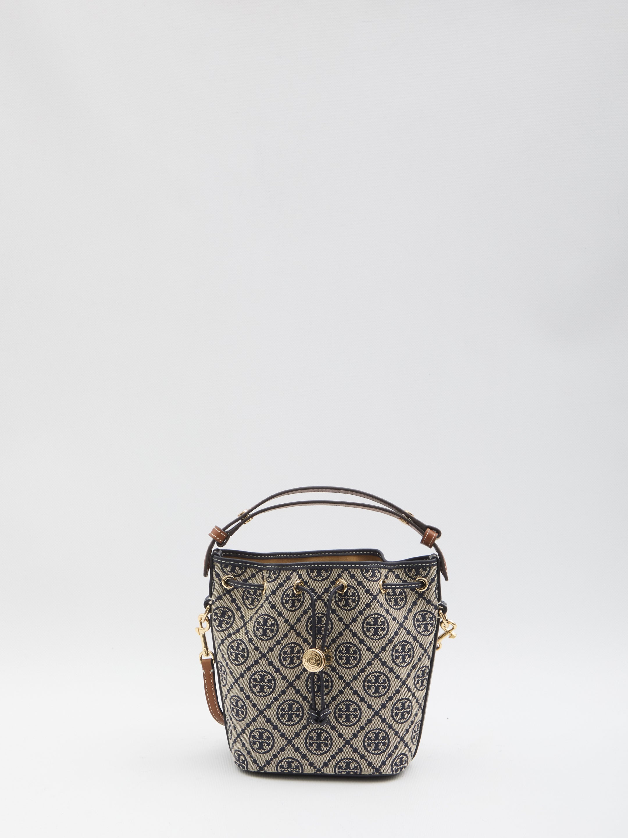 TORY BURCH OS t monogram bucket bag mini