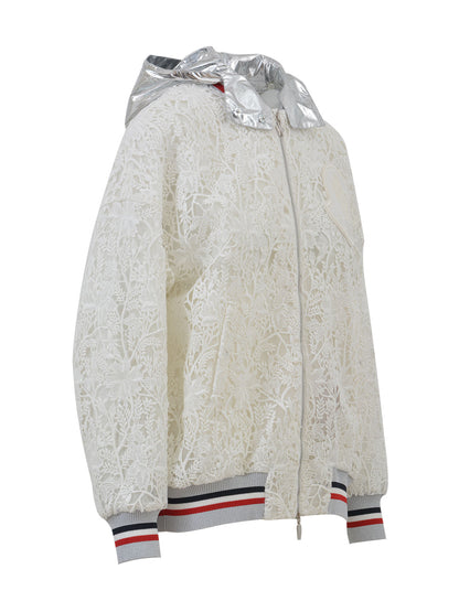 MONCLER 0 gamme rouge macramé jacket 