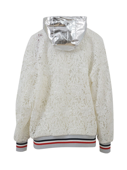 MONCLER 0 gamme rouge macramé jacket 