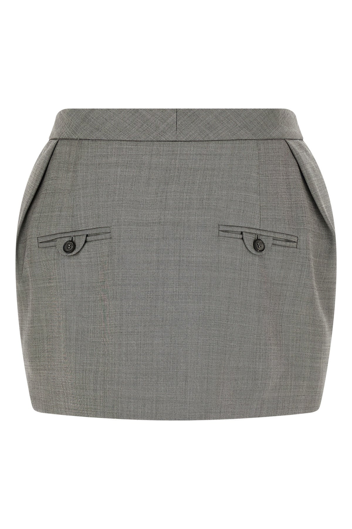 the magda butrym 14 mini skirt redefines modern proportions through a precise