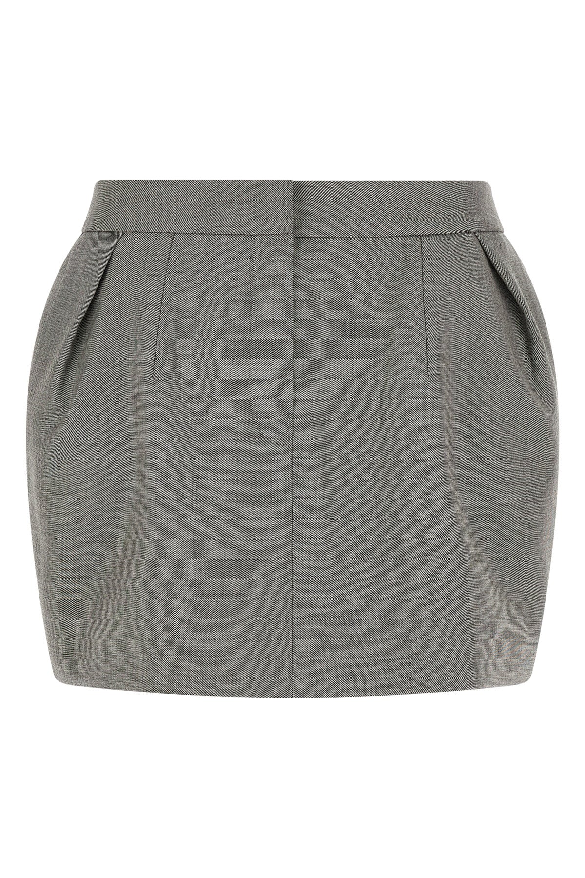the magda butrym 14 mini skirt redefines modern proportions through a precise