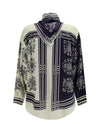 banderra silk shirt with scarf