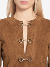 GUCCI 40 gg suede mini dress