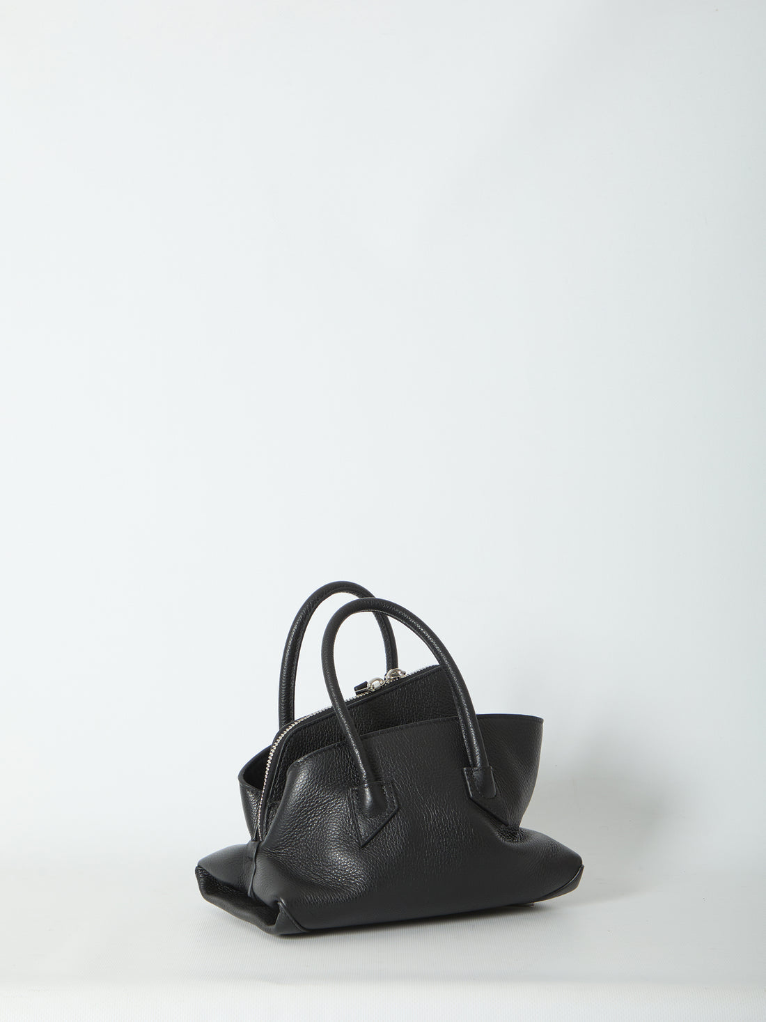 THE ATTICO OS la passeggiata top handle black bag mini 
