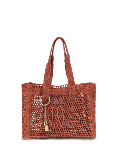 east-west summer banana raffia tote bag