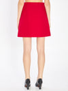 mini skirt in crepe couture